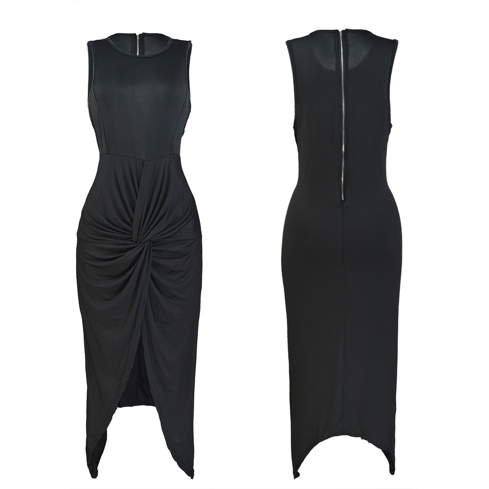 Dame Smart Høj Split Bodycon Kjole Stilla