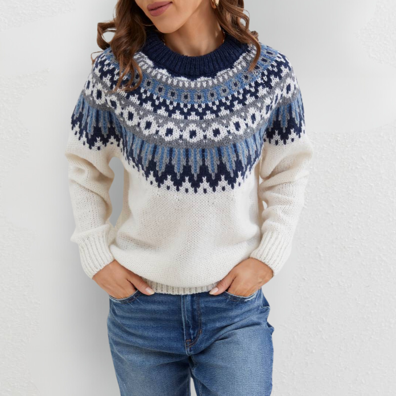 Stilla | Stilfuldt Etisk Mønstrede Sweater