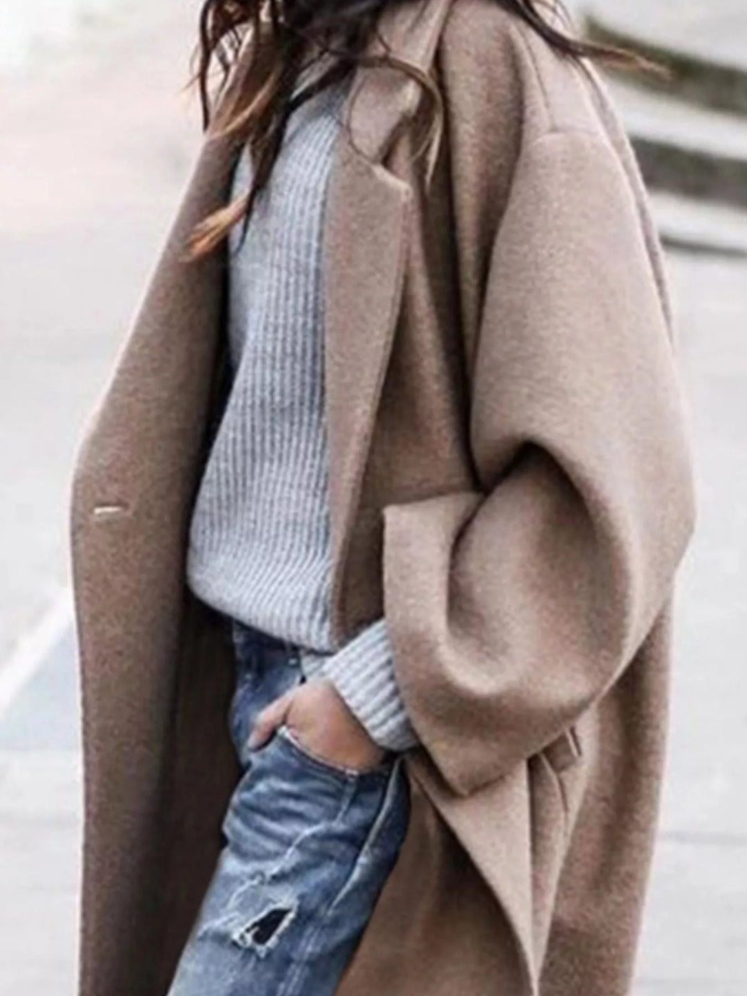 Stilla | Dame Oversized Lang Vinterfrakke