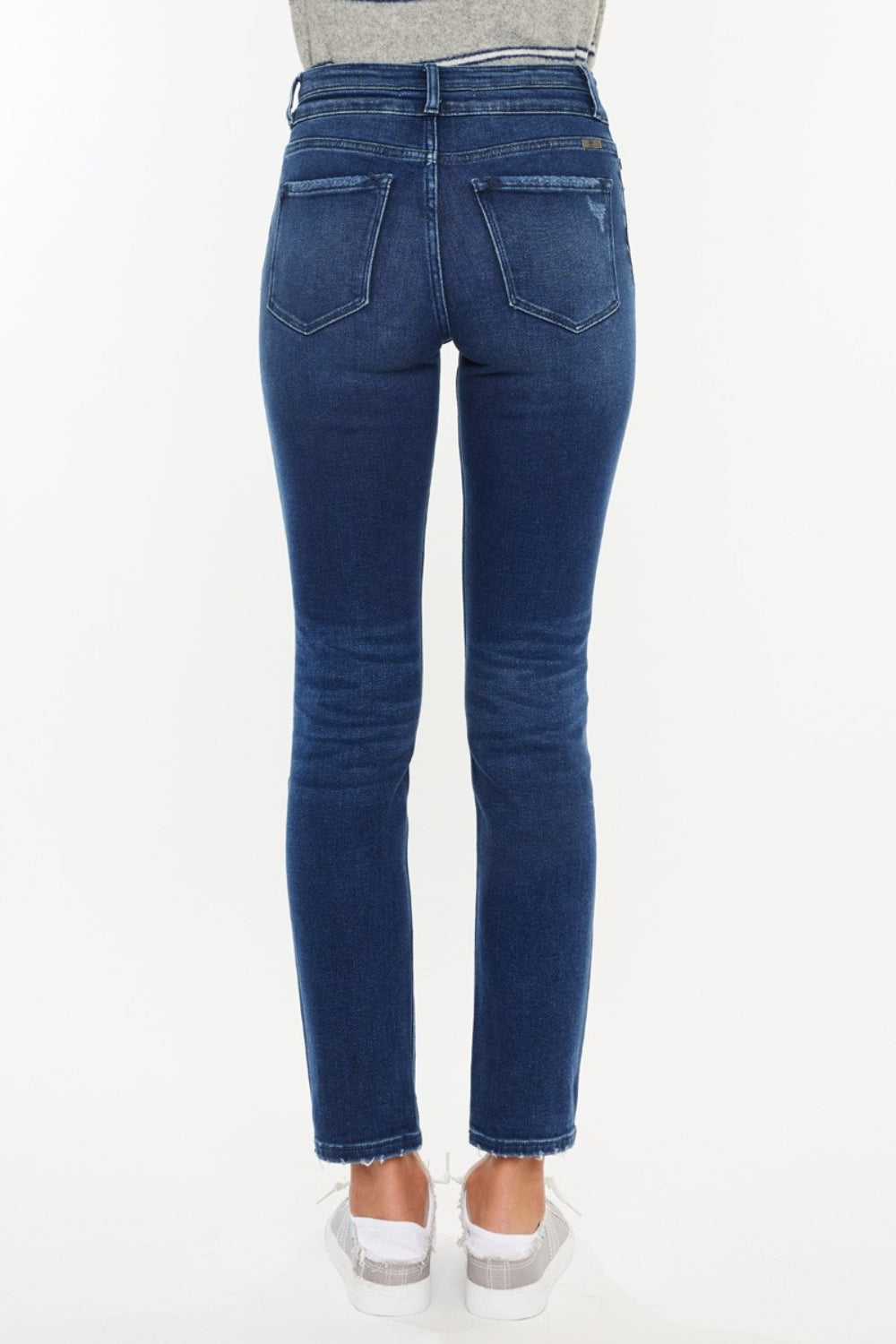 Stilla | High Rise Slim Straight Jeans