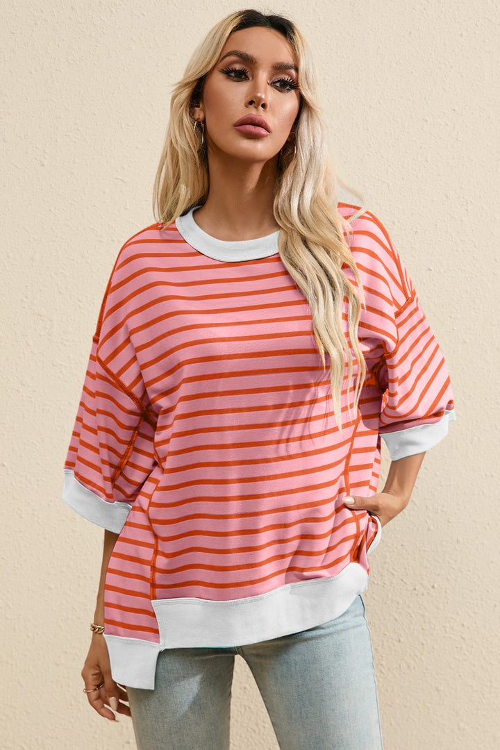 Stilla | Rund hals halværmet t-shirt