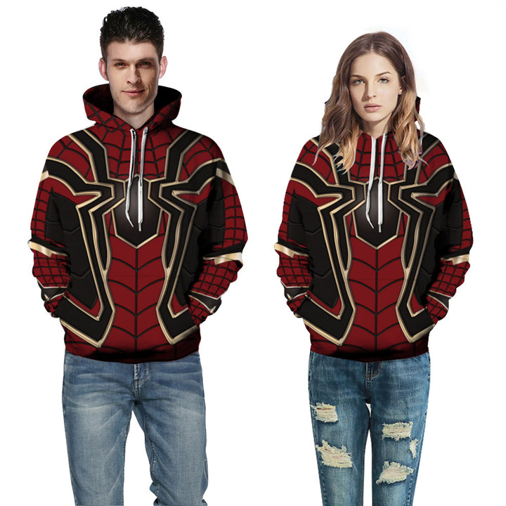 Herre hoodie med ulv motiv Stilla