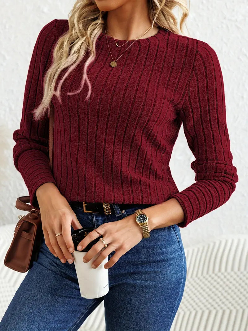 Stilla | Casual Top Med Lange Ærmer