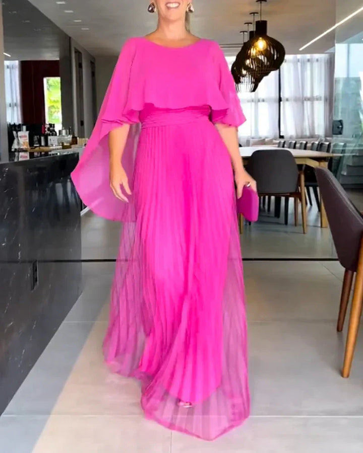Stilla | Elegante Maxi Kjole Med Rund Halsudskæring
