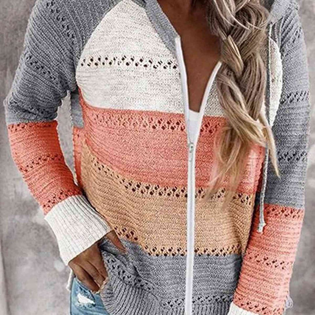Stilla | Blok Snorehætte Sweater