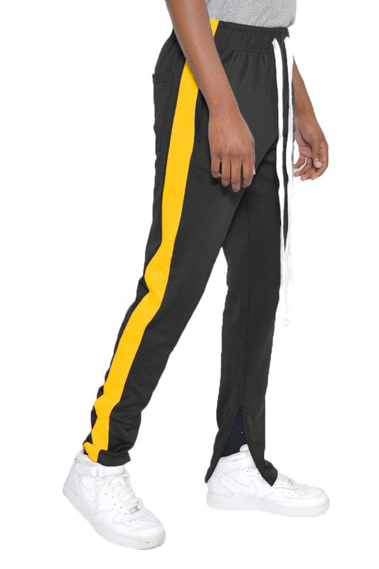 Stilla | Stripe Ankel Lynlås Track Pants