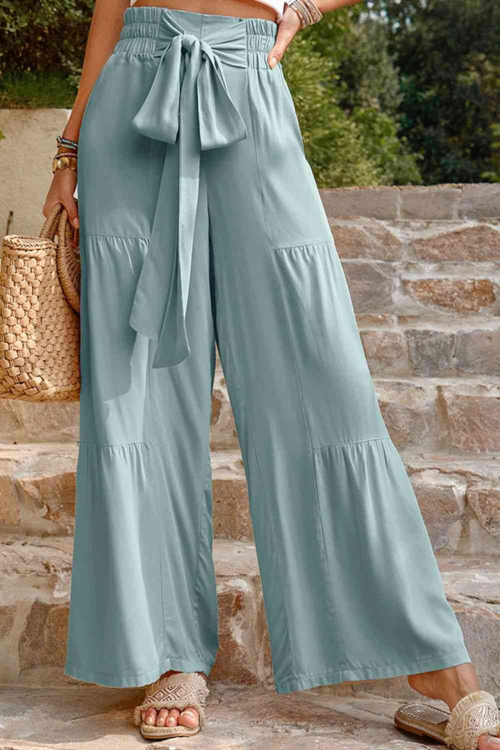 Stilla | Front Smocked Tiered Bukser
