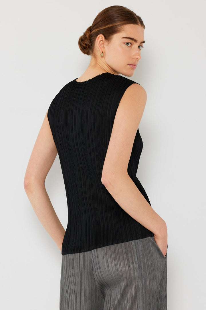 Stilla | West Swim Plisseret Uden Ærmer Crewneck Tank