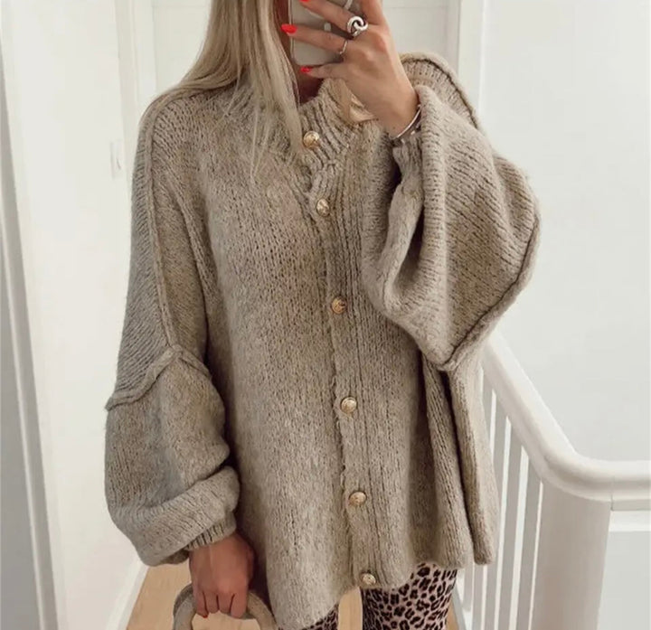 Stilla | Cozy Oversized Strikcardigan Sweater