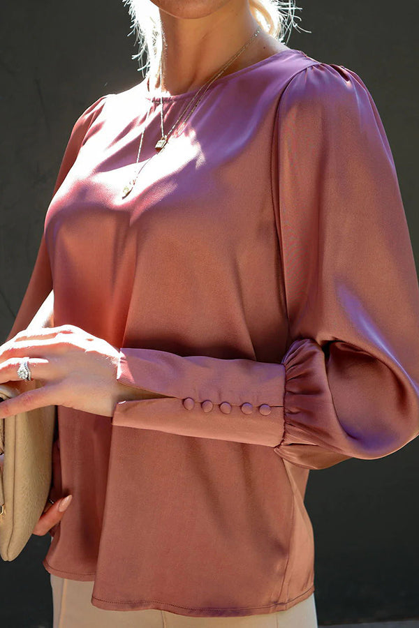 Stilla | All Ever Need Satin Langærmet Bluse