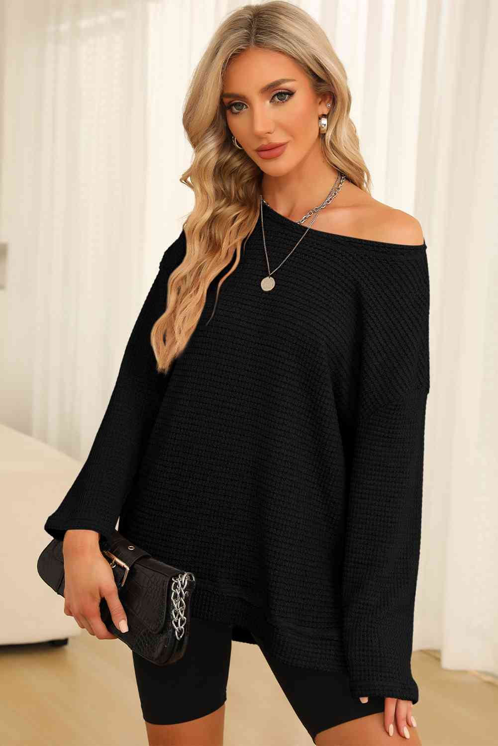 Stilla | Strik Rund Hals Langærmet Sweatshirt