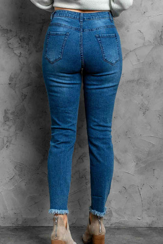 Stilla | Distressed Cropped Jeans