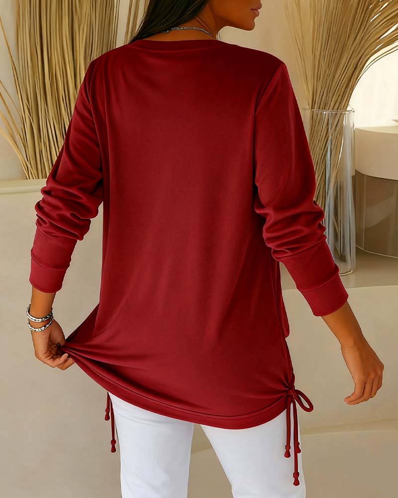 Stilla | Top med kontrastfarver i to-i-en look
