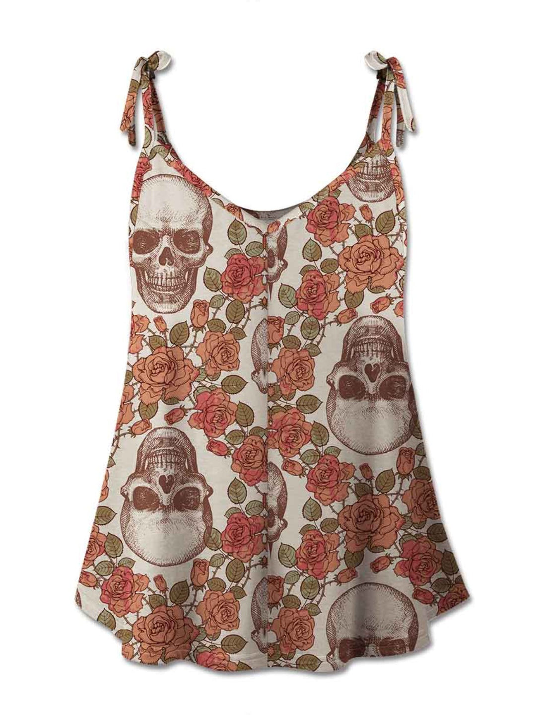 Stilla | Scoop Neck Tie Shoulder Cami