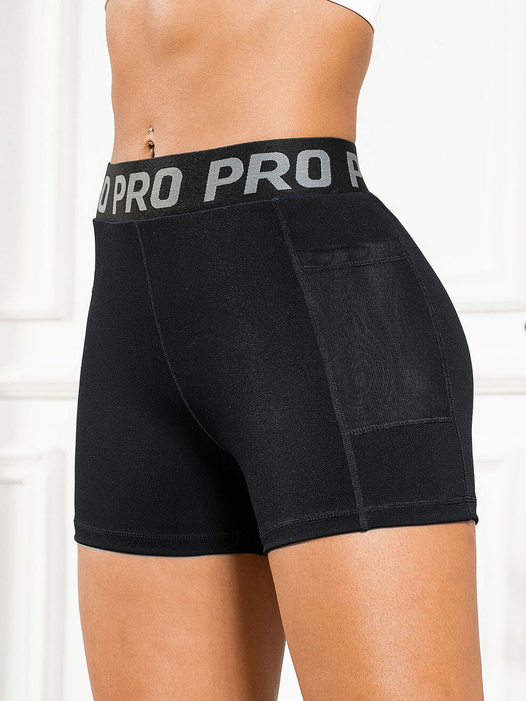 Stilla | Talje Active Shorts med Lommer