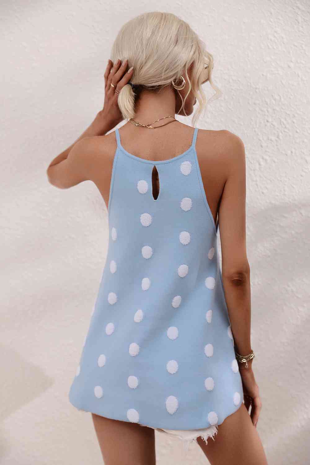 Stilla | Prik Rund Hals Strik Tank