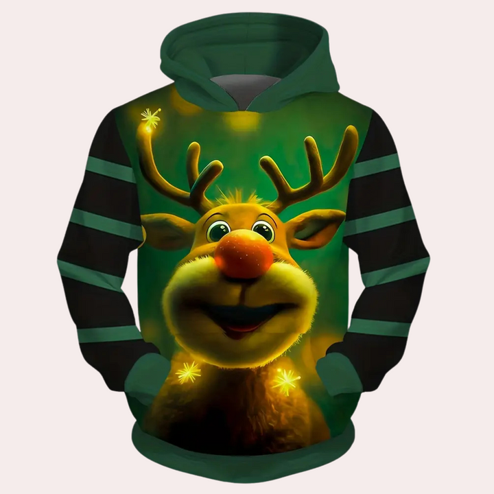 Stilla | Stilfuld Jule Hoodie til Mænd