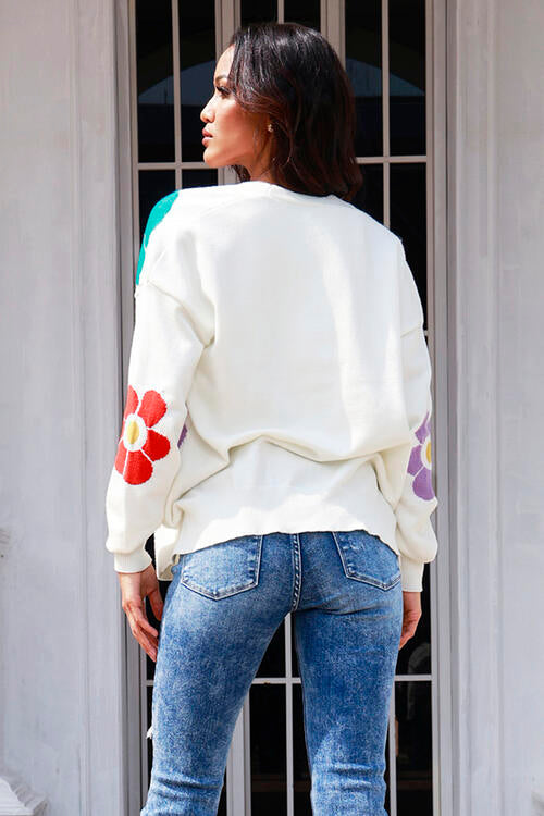 Stilla | Mønster Åben Front Langærmet Cardigan
