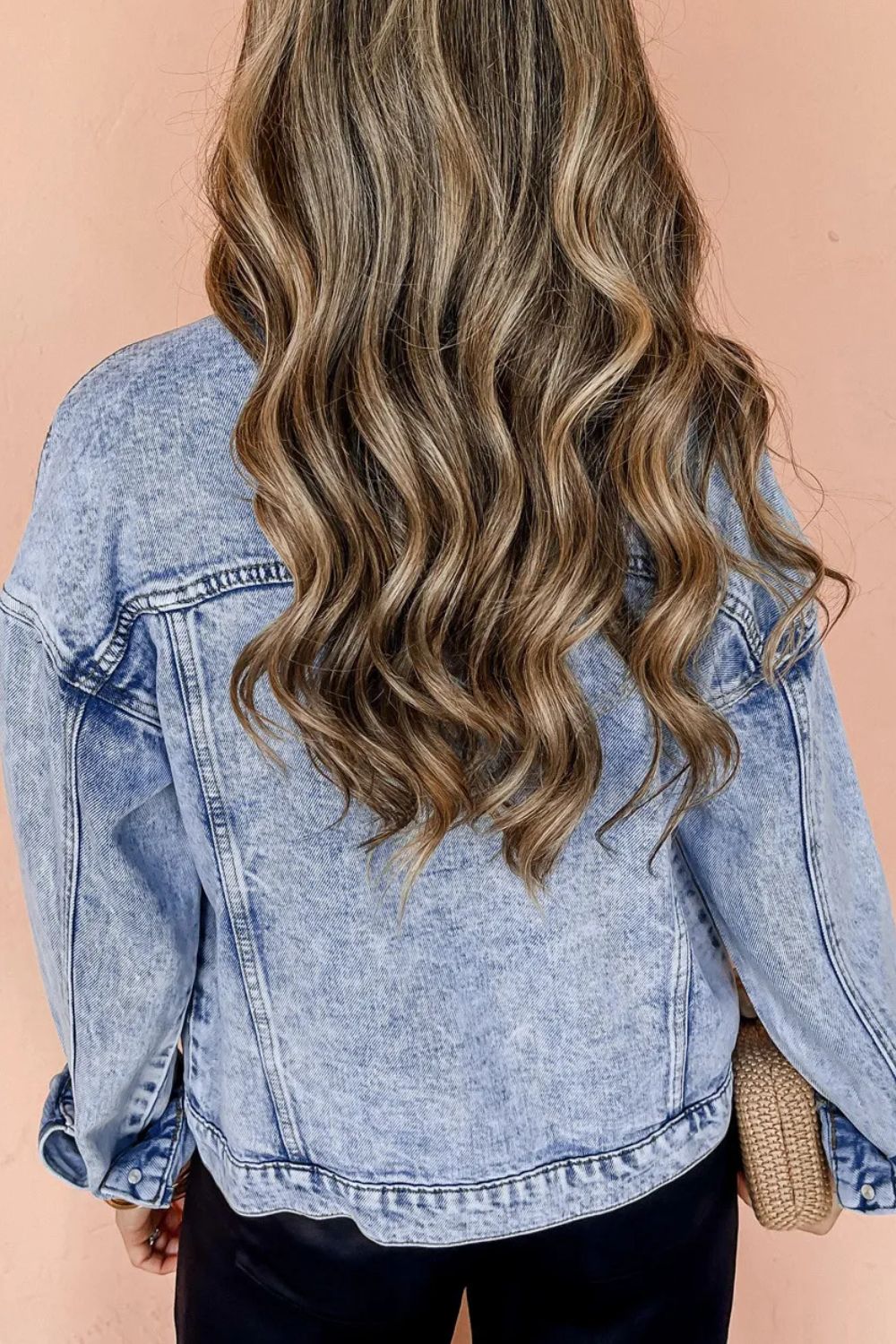 Stilla | Knap Op Dropped Shoulder Denim Jakke