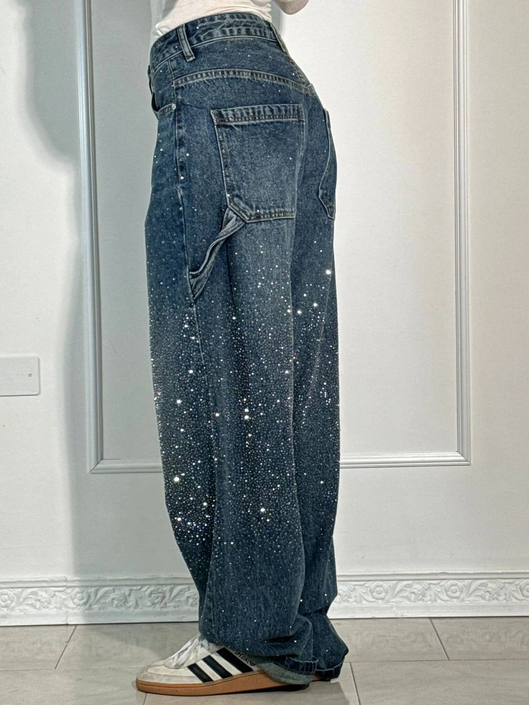 Stilla | Dekorativ Diamant Jeans