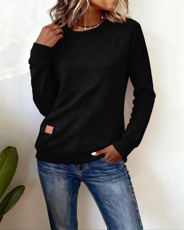 Stilla | Lækkert Sweatshirt med Rund halsudskæring
