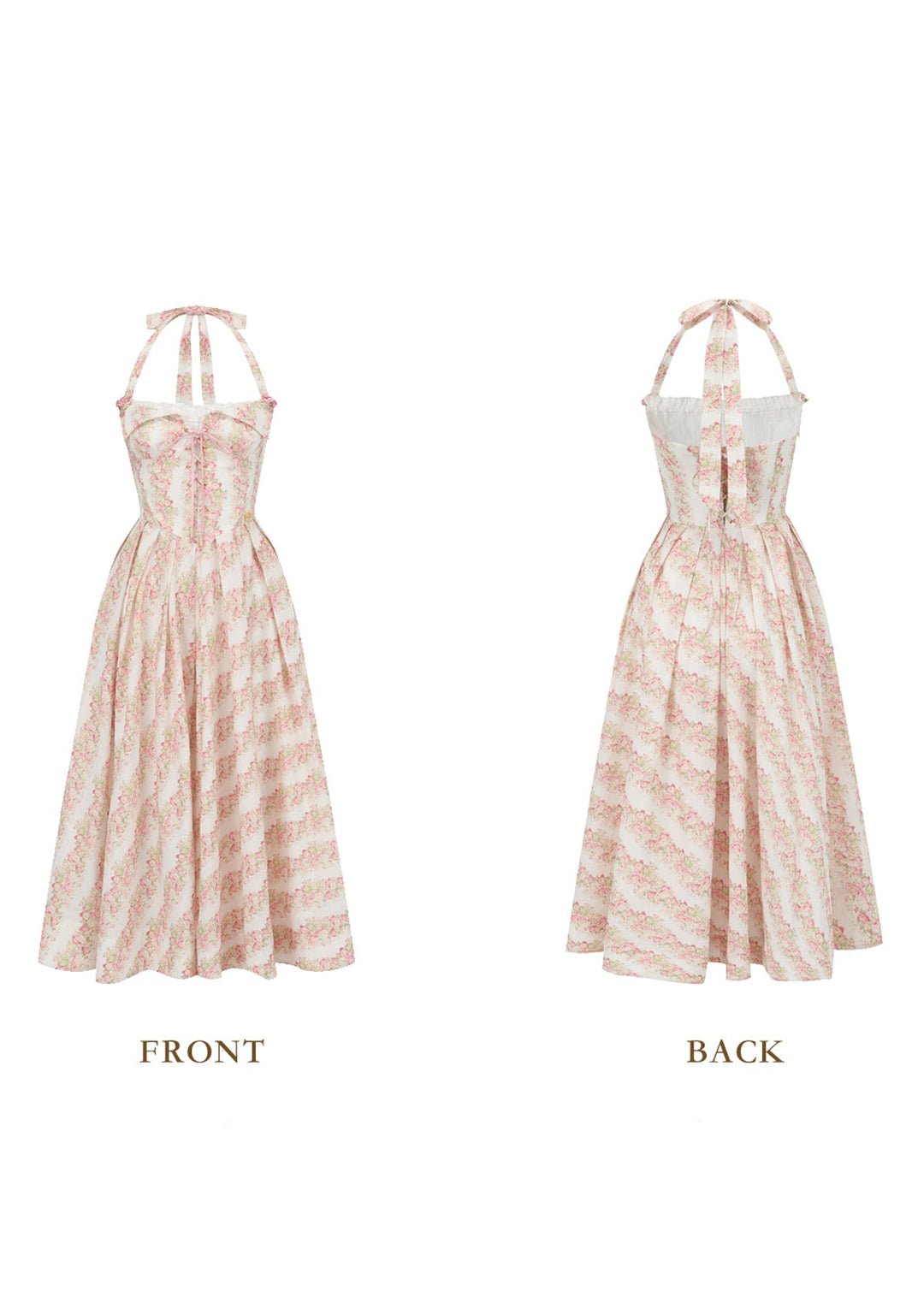 Stilla | Rose Korset Kjole