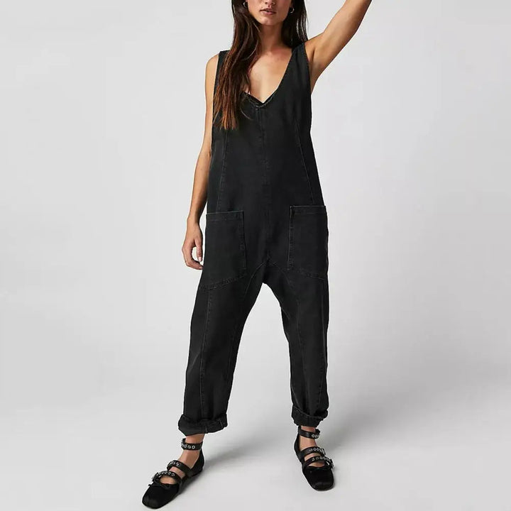 Skovae | Stilfuld denim jumpsuit