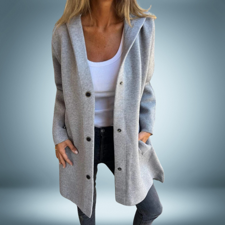 Stilla | Elegant Trenchcoat Med Hætte