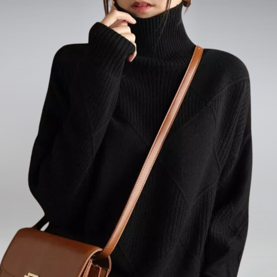 Stilla | Cashmere Damer Rullekrave Sweater