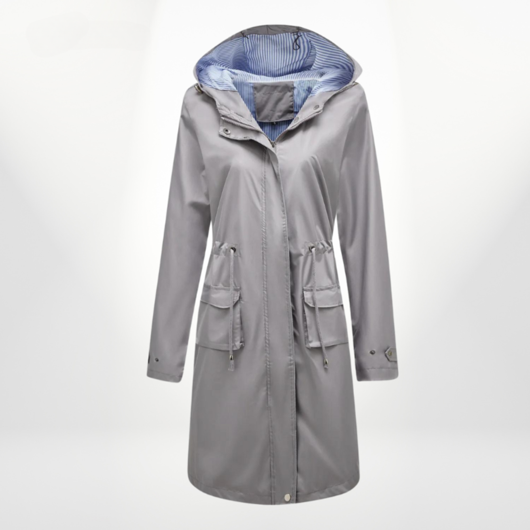 Stilla | vandtæt over-knee trenchcoat