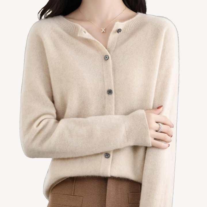 Stilla | Dame Cashmere-mix Cardigan