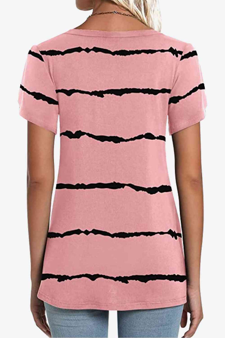 Stilla | Petal Sleeve V-hals Bluse
