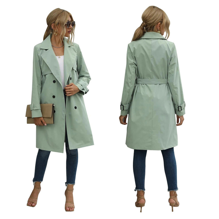 Stilla | Dame Dobbelt-Knap Trenchcoat