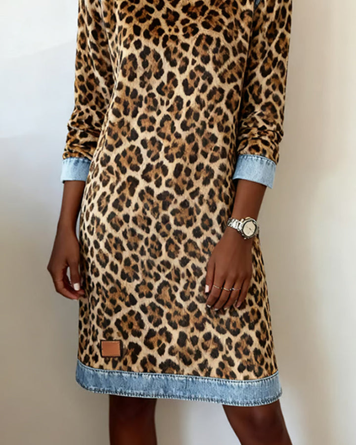 Stilla | Revers leopardmønster shift