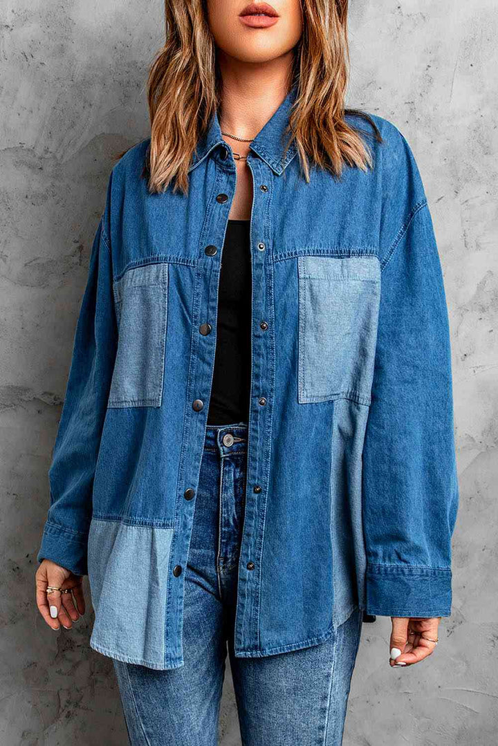 Stilla | Block Snap Denim Jakke
