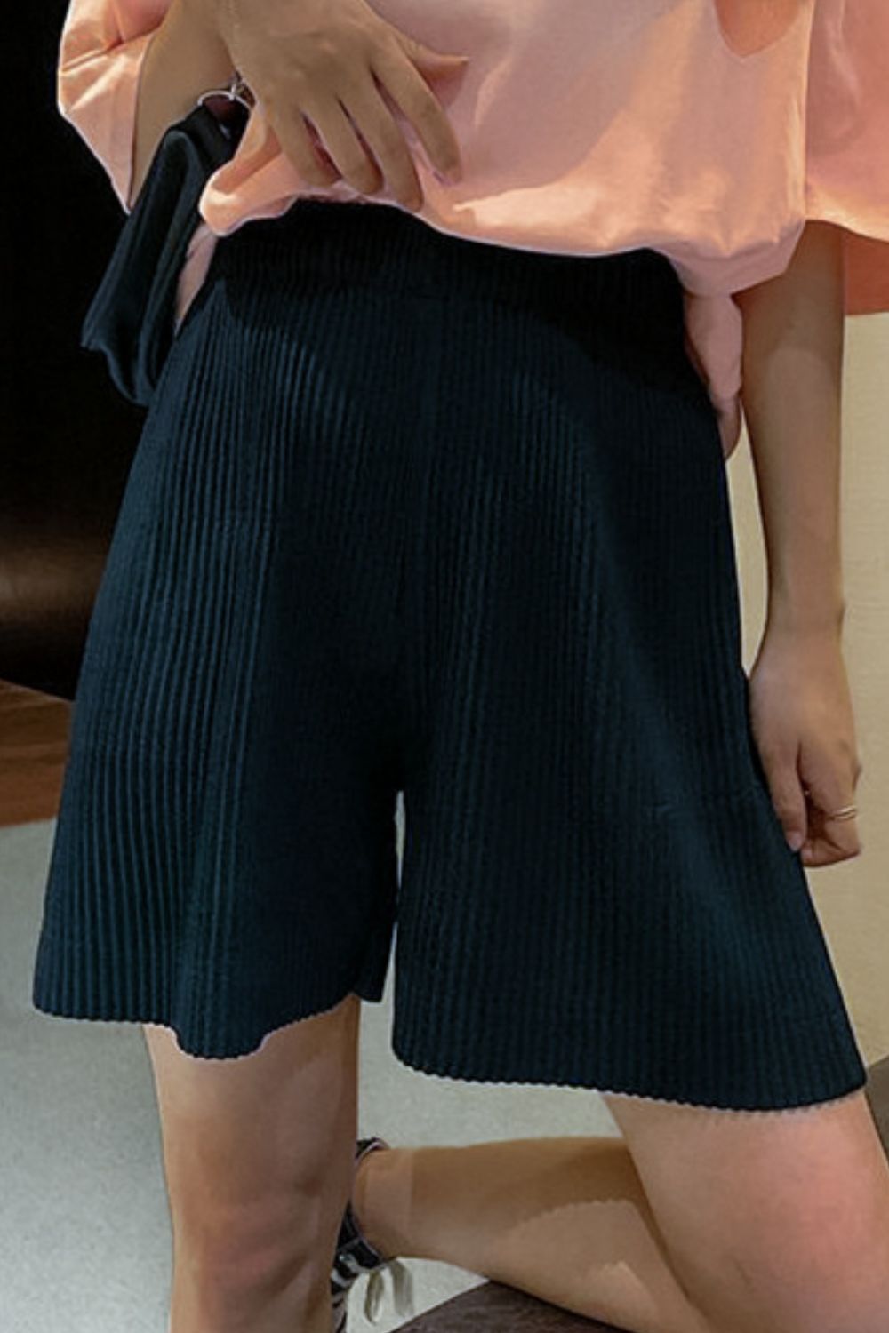 Stilla | Plisserede Vide Ben Shorts