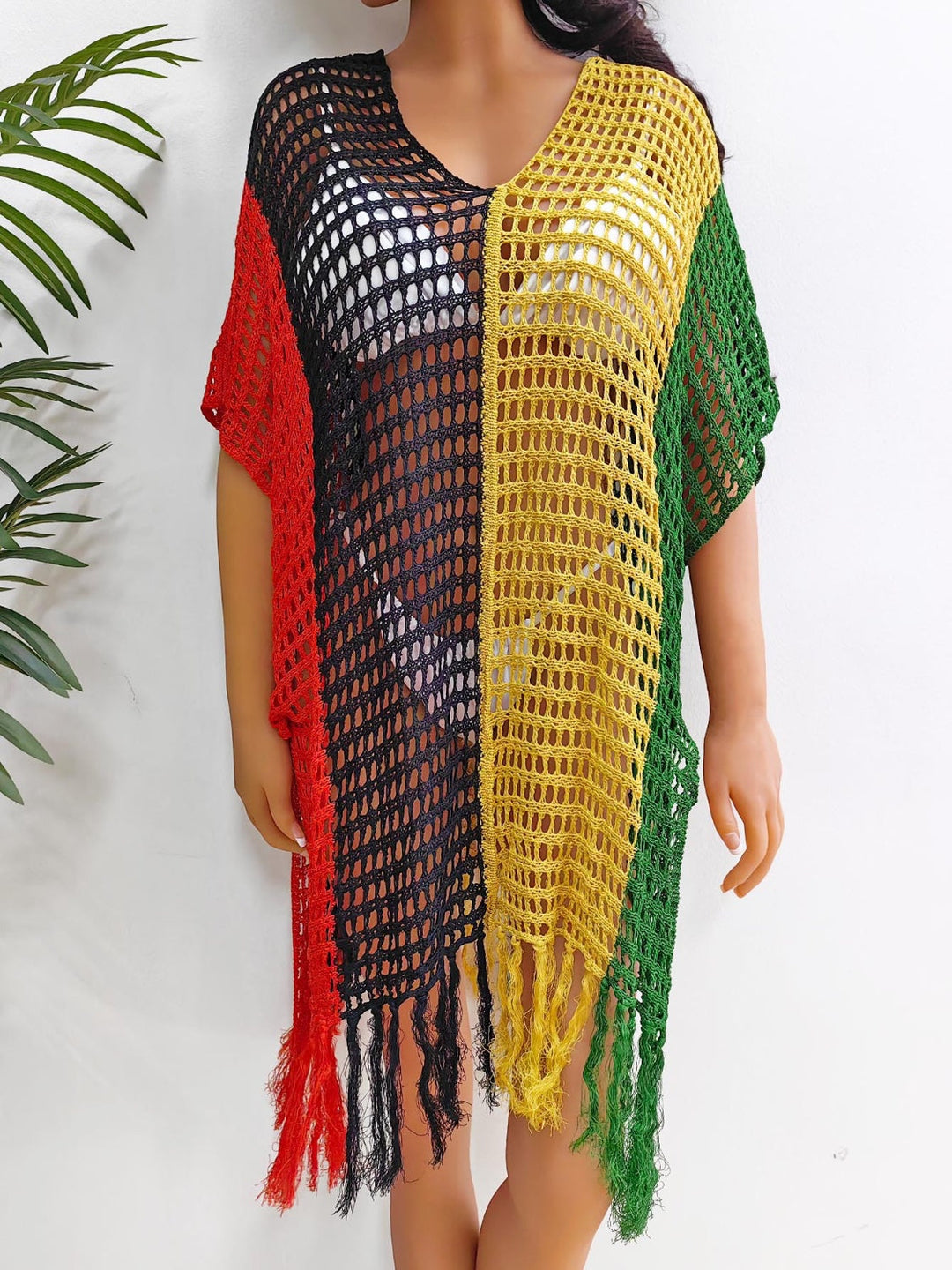 Stilla | Farveblok Scoop Neck Cover up