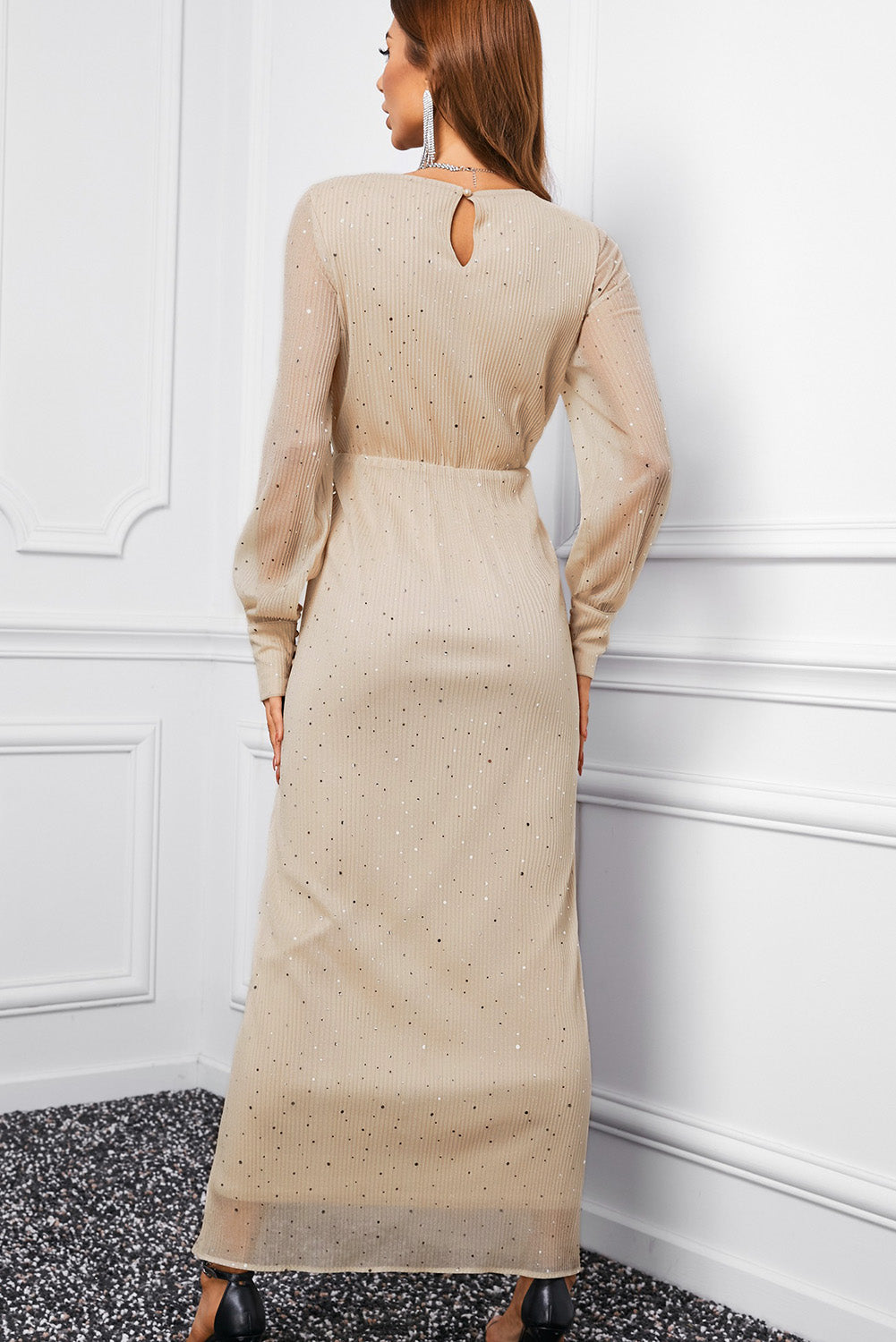 Stilla | Surplice Split Maxi Kjole