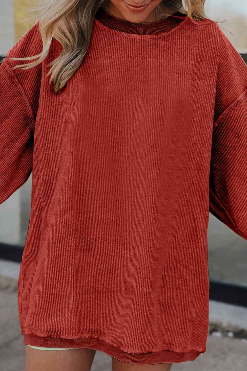 Stilla | Rund Hals Drop Shoulder Sweatshirt