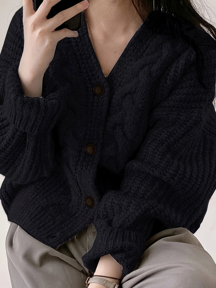 Stilla | Pullover i groft strikket materiale i vintage stil