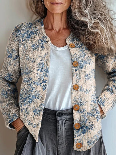 Stilla | Delikat Mønsterjakke