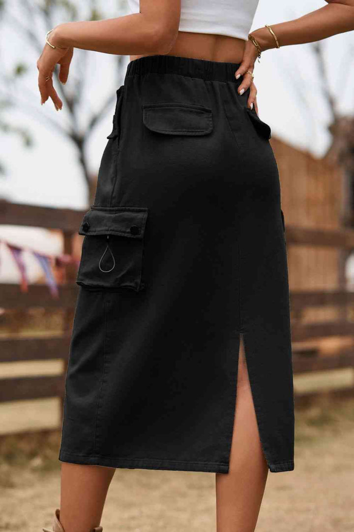 Stilla | Talje Slids Jeans Nederdel
