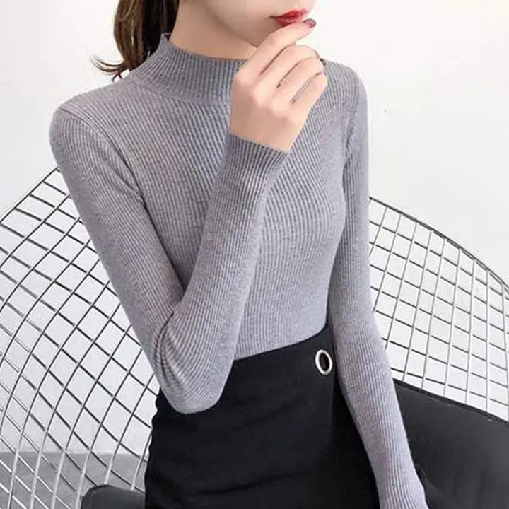 Stilla | Cozy Ribbet Uld Sweater til Kvinder