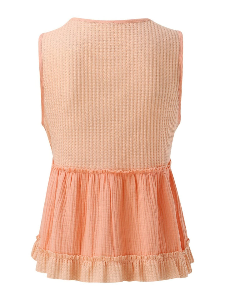 Stilla | Strik Frill V-Hals Tank