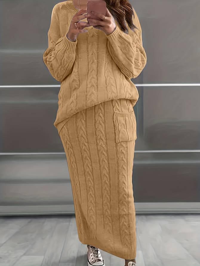 Stilla | Chic Fashion Twist Sweater-Sæt