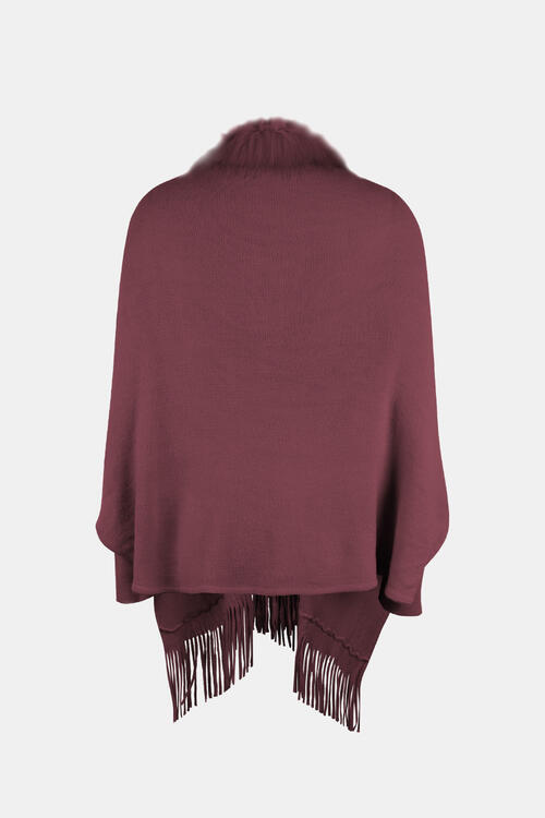 Stilla | Åben Front Langærmet Poncho