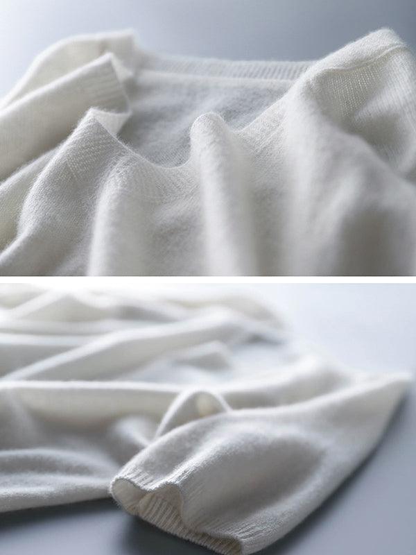 Stilla | Luksuriøs Blød Cashmere V-Hals Sweater til Kvinder