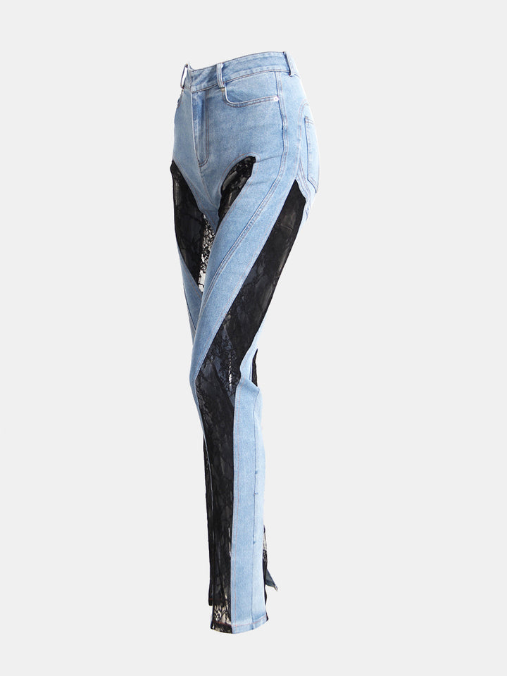Stilla | Patchwork Skinny Jeans