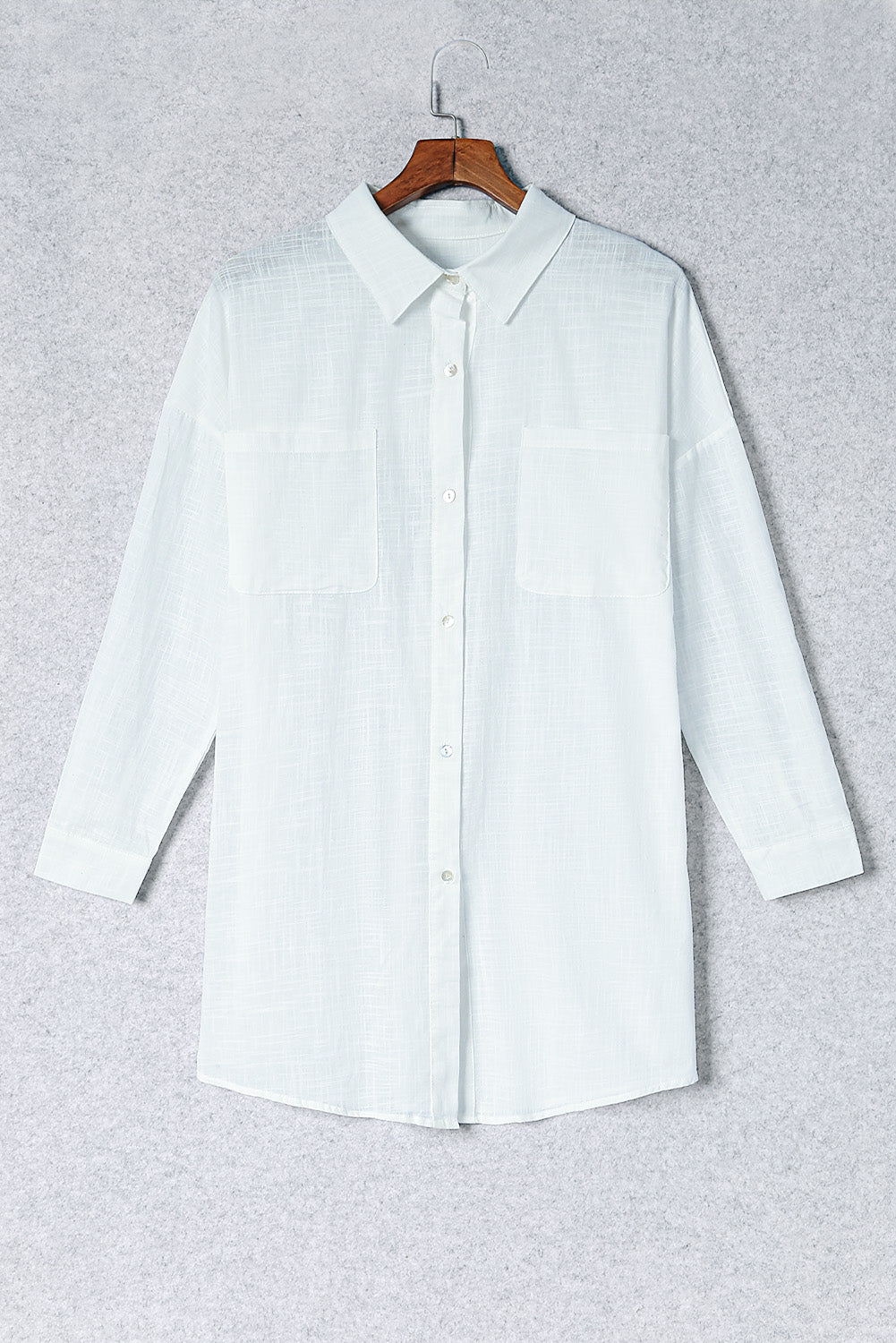 Stilla | up Longline Skjorte Med Brystlommer