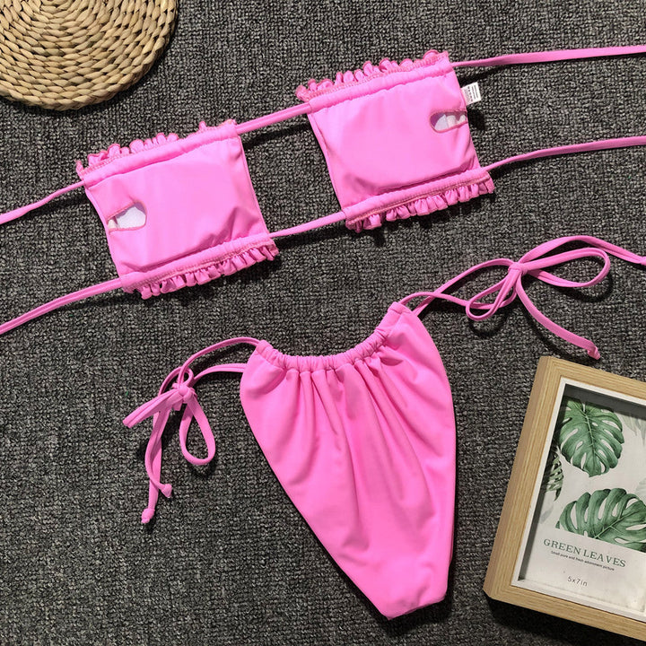 Stilla | Trim Ruched Bikini Sæt